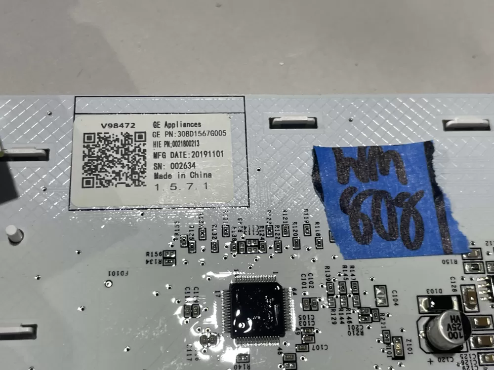 GE 308D1567G005 308d1567g005 Washer Control Board AZ111566 | Wm808