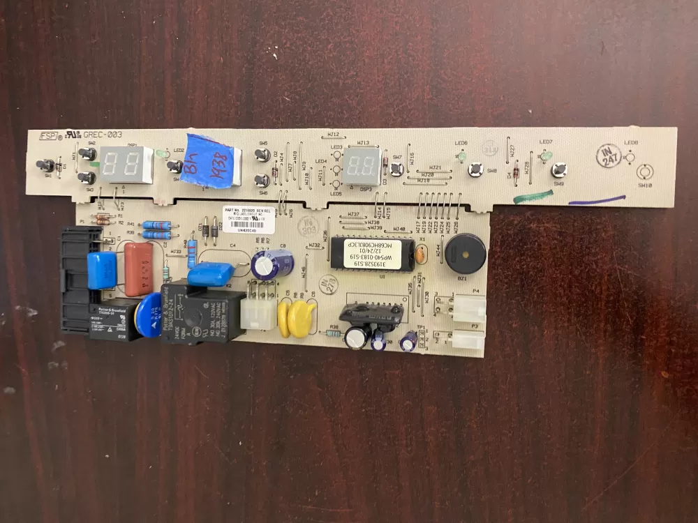 Kenmore Whirlpool 2216920 Refrigerator Control Board AZ54345 | BK1938