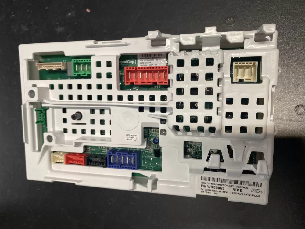 Whirlpool AP5951723 W10634026 PS10056798 W10634026 D Washer Control Board