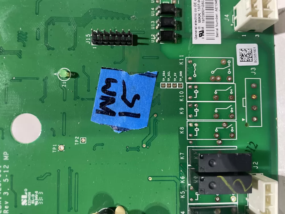 Hotpoint 197D8501G503 EBX1425P001 Refrigerator Control Board AZ152476 | Wm15
