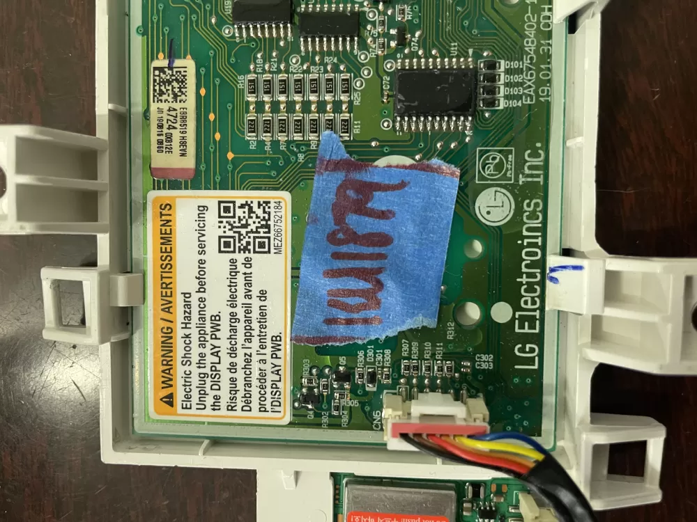 LG EBR85194724 AP6982837 Washer Display Control Board AZ51999 | KM1879