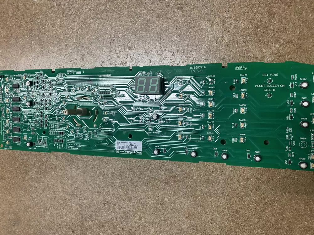 Kenmore WP8564391 Washer Control Board AZ1495 | BK878