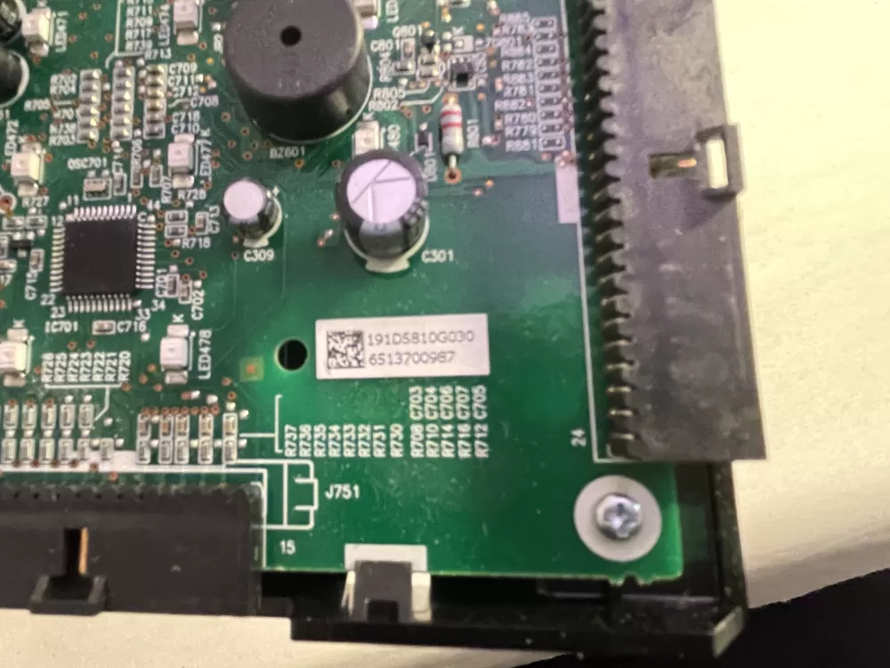 GE Range WB27X21393 WB27X25771 Oven Touch Panel Control Board AZ197183 | Wmv892