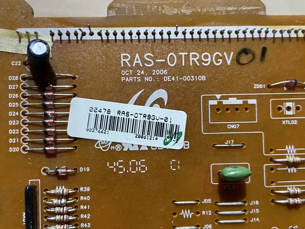 GE Wb27x10874 De41 00310b Microwave Control Board AZ117771 | Wm2175