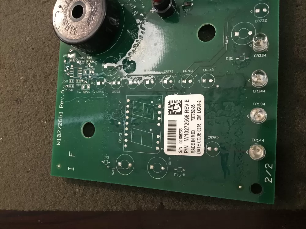 Whirlpool W10272598 Dryer Control Board AZ100707 | NR140