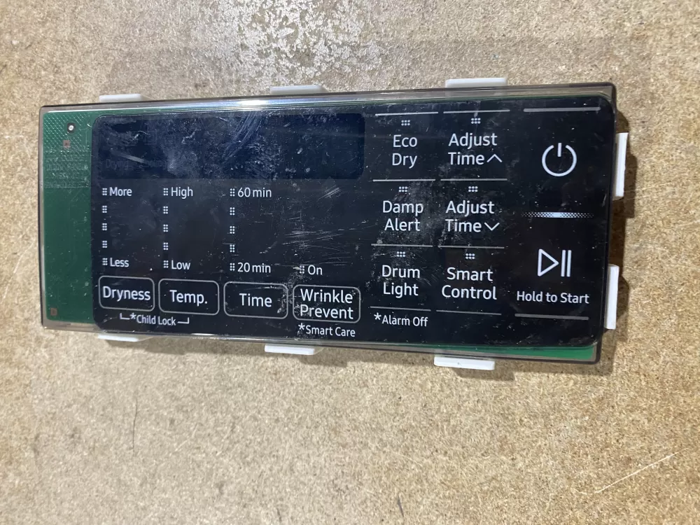 Samsung DC97 23123A Dryer Control Board Panel AZ66199 | BK2054
