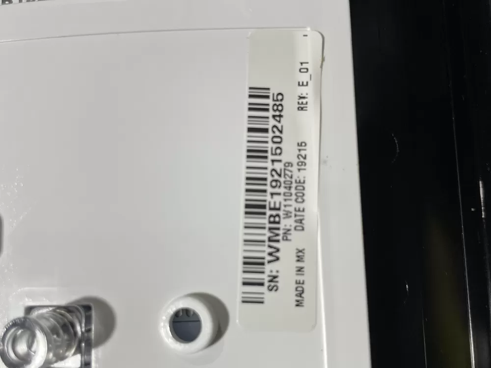 Whirlpool W11130343 PS12347541 Washer Control Board Fascia AZ141594 | Wmv523