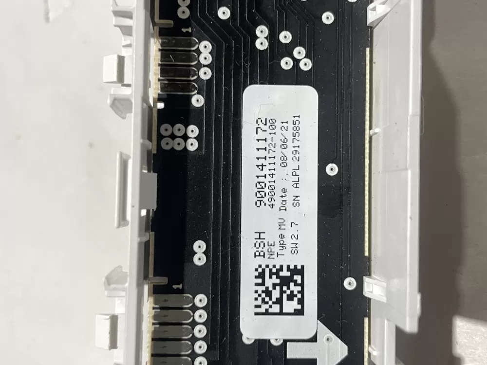 Bosch 9001411172 Dishwasher UI Display Control Board AZ127036 | Wm1957