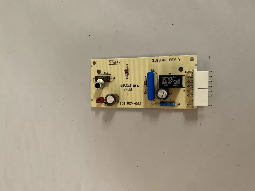 Whirlpool  Kenmore  Maytag  KitchenAid W10757851  AP5956767  W11629974  4389102  2198585  2198586  2220398  2220402  2255114  3452789  4388635  4389102R  PS10064583  TJ4389102R  W10193666  W10193840  W10290817 Refrigerator Ice Control Board