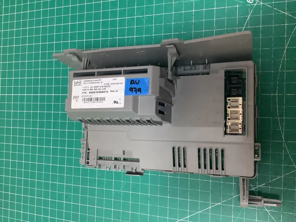 Whirlpool Maytag 400010366810 006 Washer AAWCB Control Board AZ226653 | ARV979