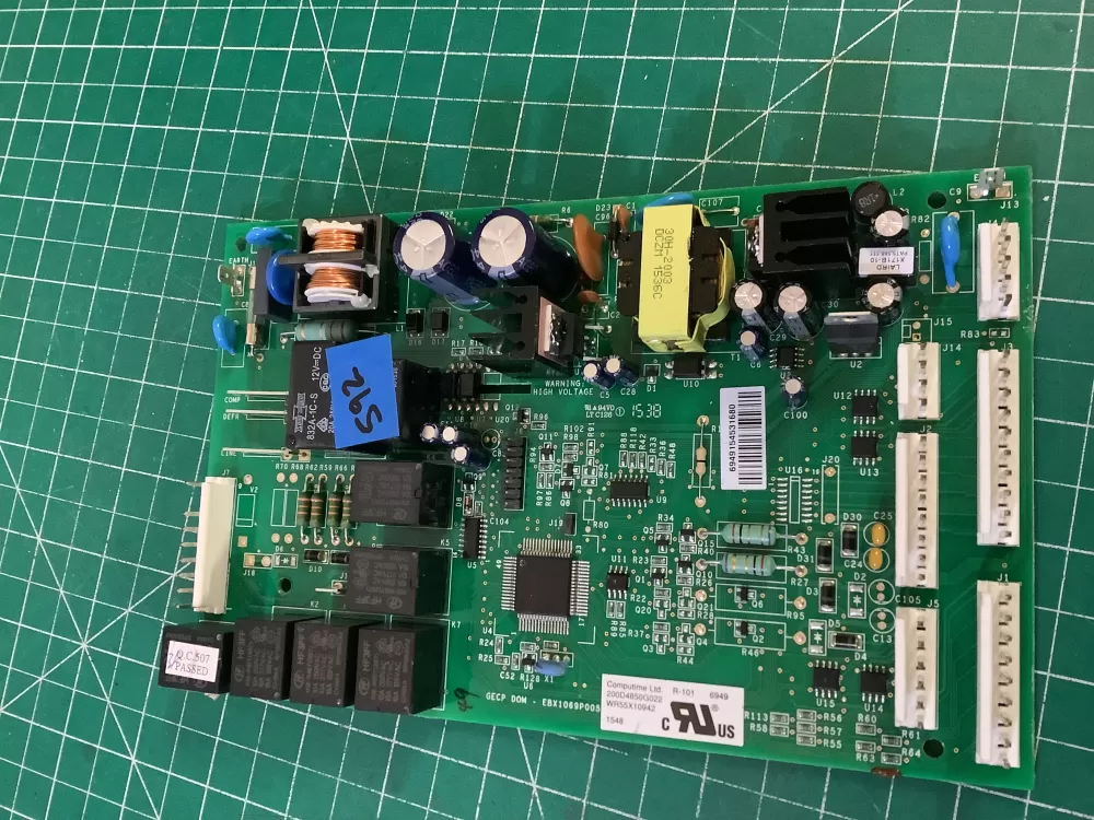 GE 200D6221G028 EBX1110P002 Refrigerator Control Board AZ194633 | NR592