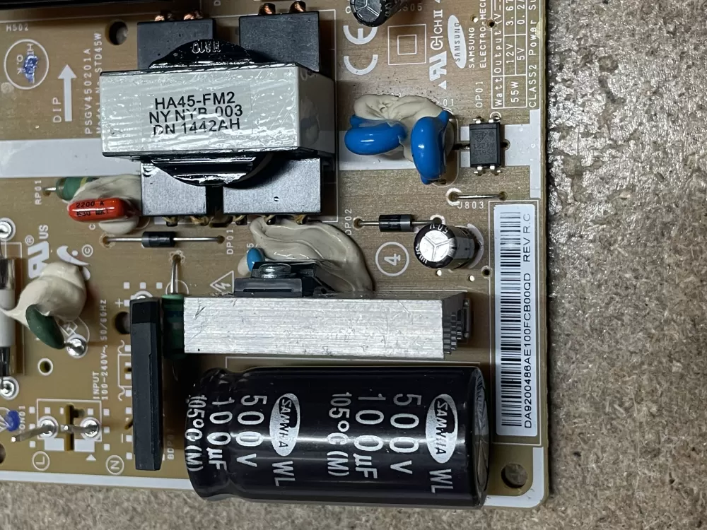 Samsung DA92 00486A Refrigerator Control Board AZ13652 | KM1566