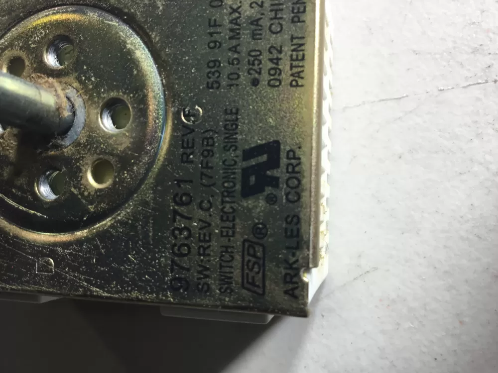 KitchenAid GE WP9763761 Range Burner Control Switch AZ42542 | NR1735