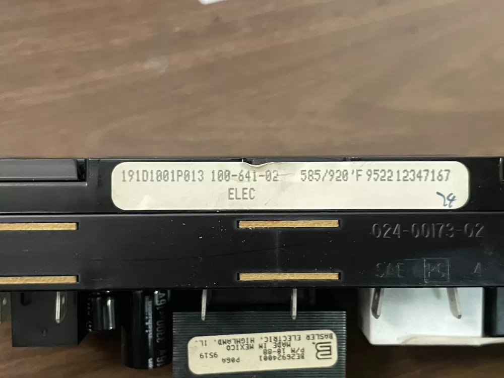 GE 191D1001P013 Wb27k5190 Wb27k5123 Wall Oven Control Board AZ99980 | Wm2070