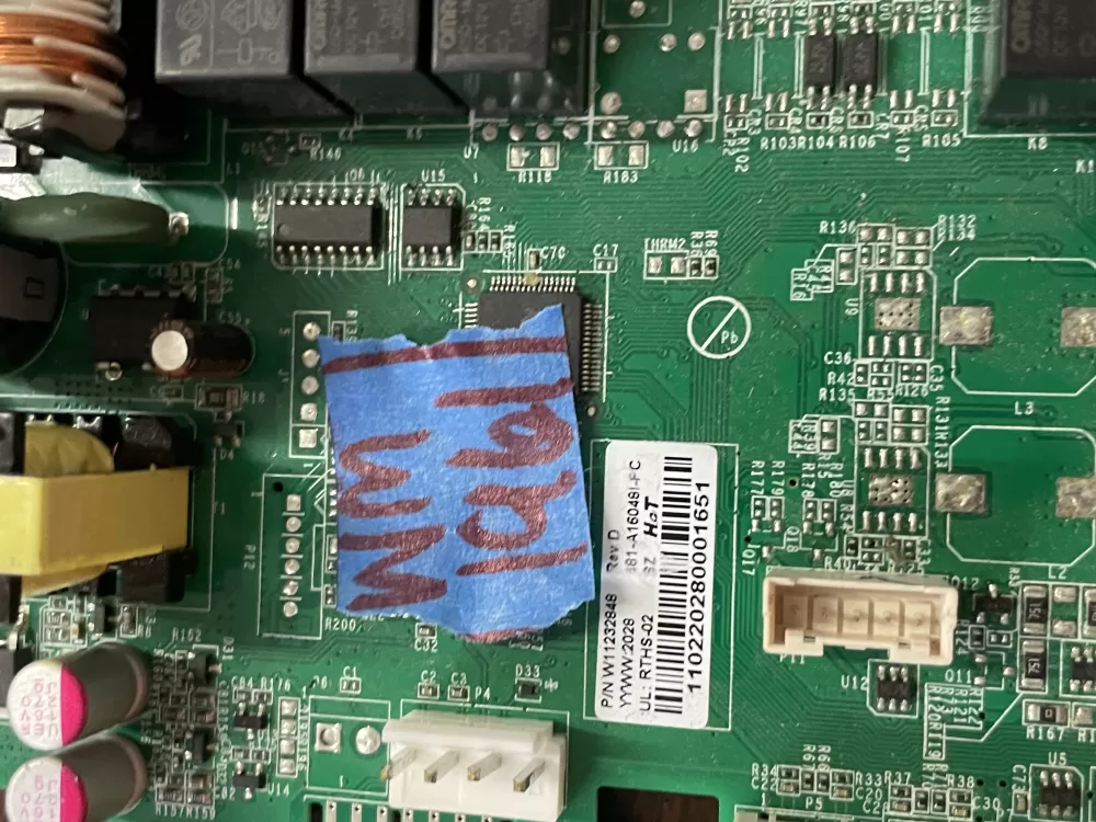  W11512425 Refrigerator Control Board Electronic AZ54490 | Wm1961