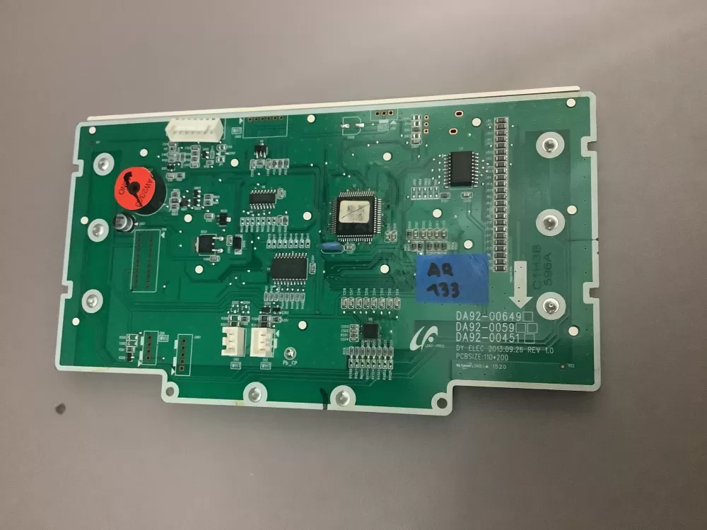 Samsung DA92 00649A Refrigerator Control Board Dispenser AZ201927 | AR133