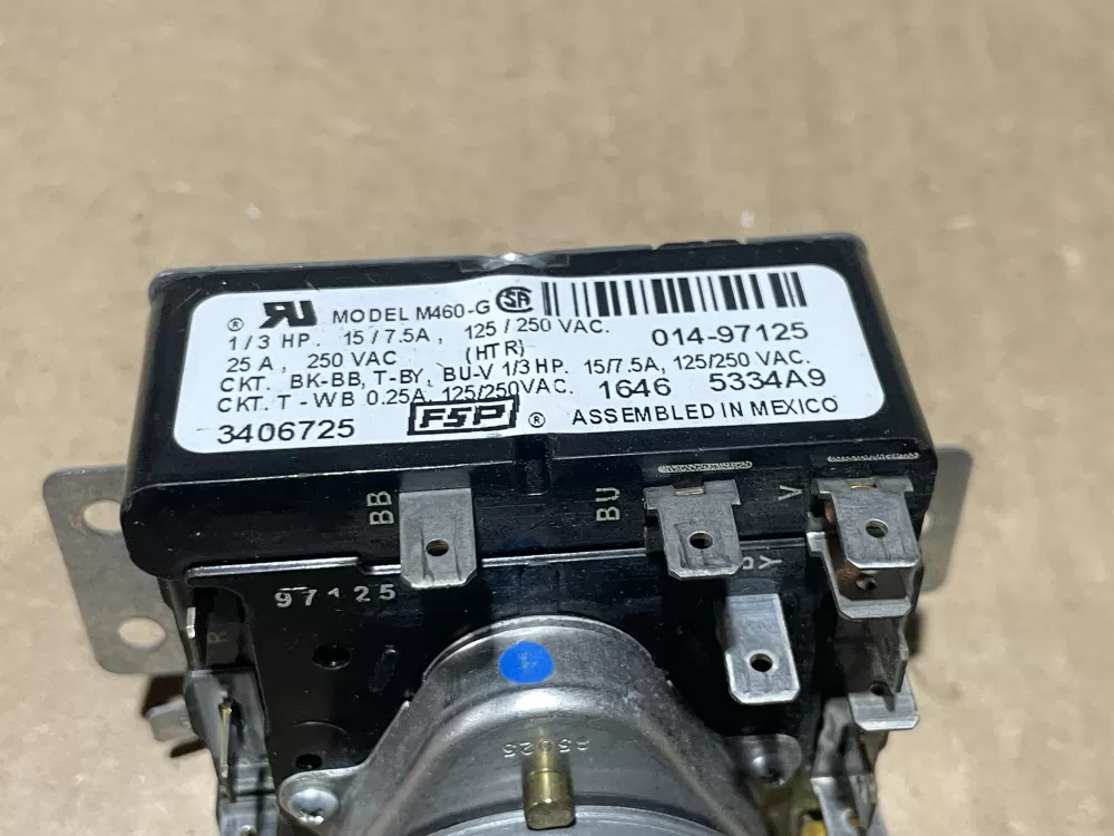 Whirlpool Maytag Amana WP3406725 3406725 AP6008573 Dryer Timer AZ68310 | Wm1062
