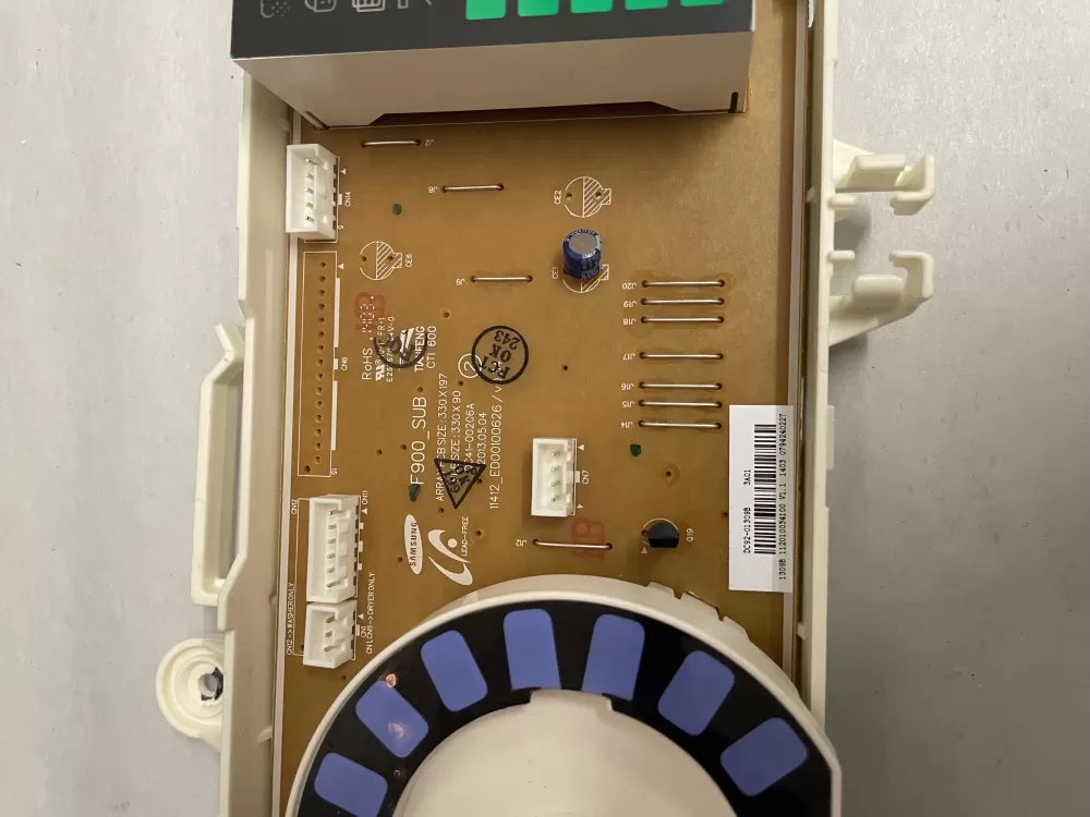 Samsung DC92 01309B Dryer Control Board AZ203718 | KMV548
