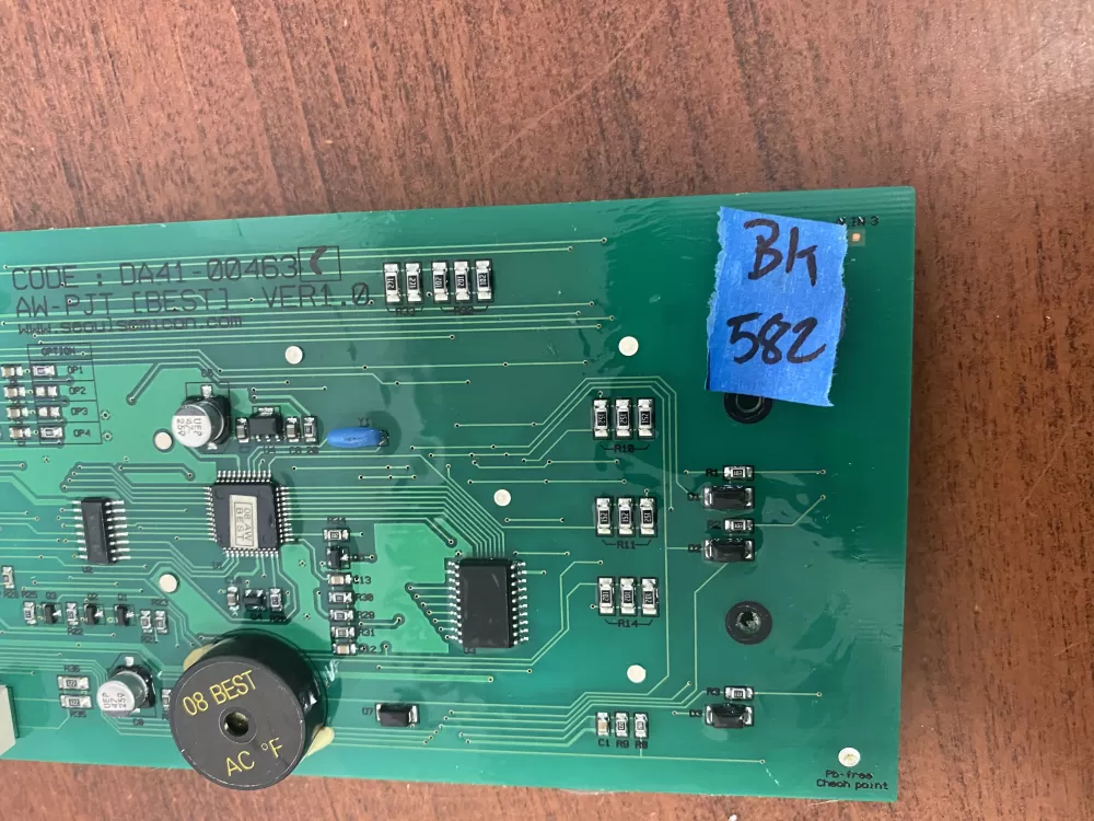 Samsung DA41-00463C Refrigerator Dispenser UI Control Board AZ47412 | BK582