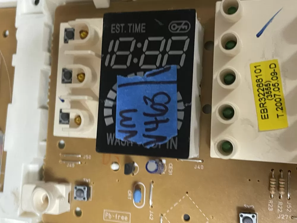 LG EAX32221201 EBR32268101 Washer Control Board AZ50968 | Wmv463