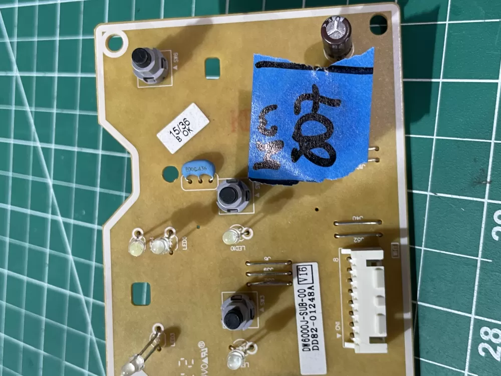 Samsung DD82 01248A Dishwasher Control Board AZ189928 | Wm807