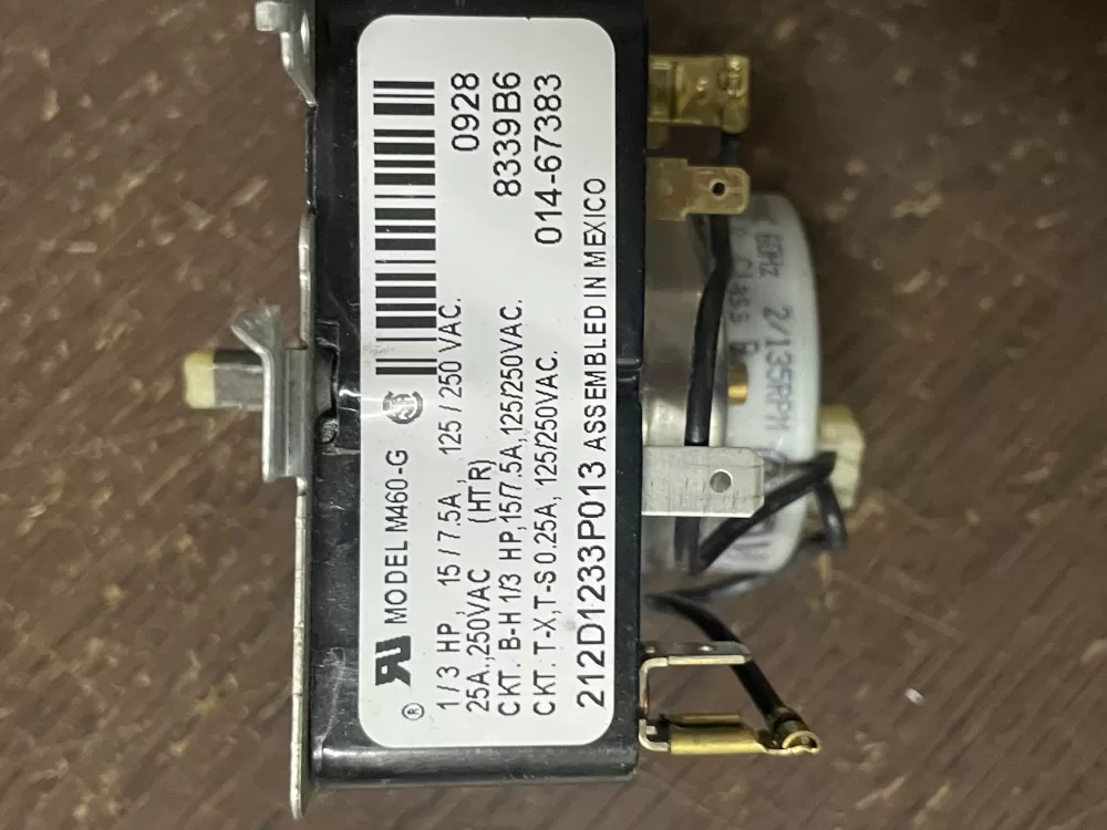 GE 212D1233P013 WE4M365 Dryer Timer AZ39123 | Wm476