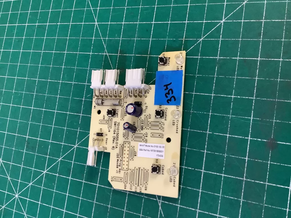 GE 197D5189G001 Refrigerator Control Board AZ204162 | NR334