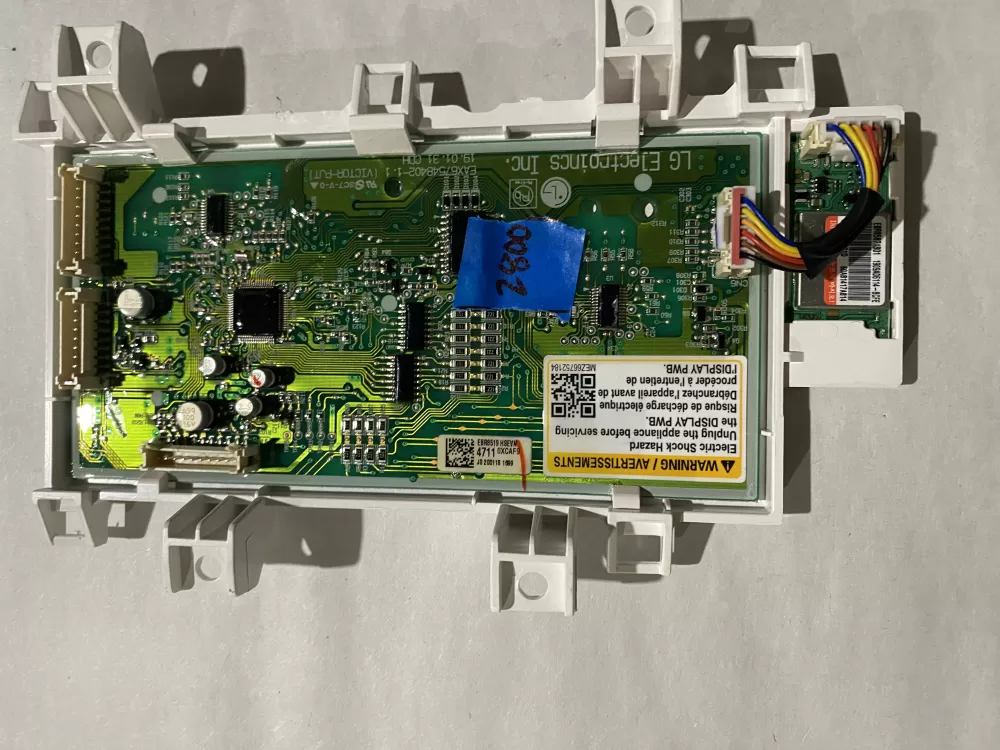 LG EBR85194711 Washer Control Board Panel AZ200239 | BK2800
