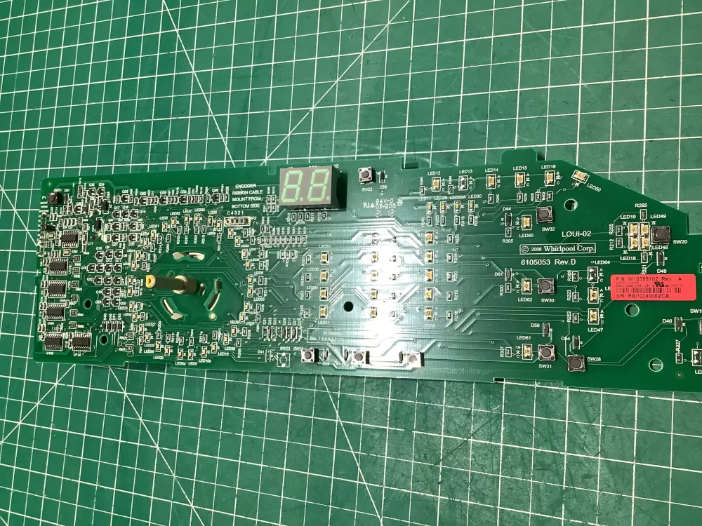 Whirlpool W10399102 WPW10394244 Washer Control Board