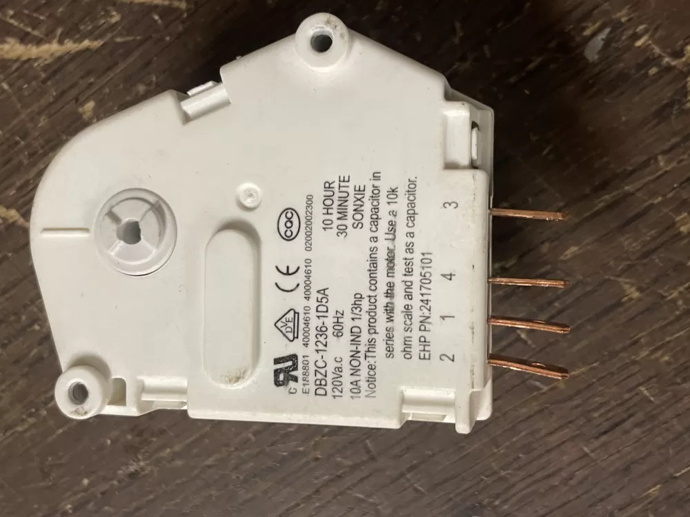 Frigidaire Kenmore 241705101 Refrigerator Defrost Timer AZ41461 | Wm1722