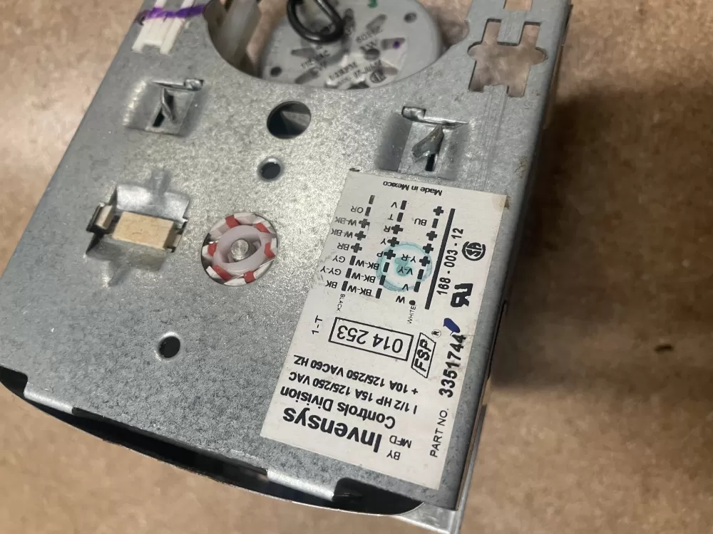 Whirlpool Estate AP6008055 3347714 3351744 3357023 Washer Timer AZ6293 | KM1554