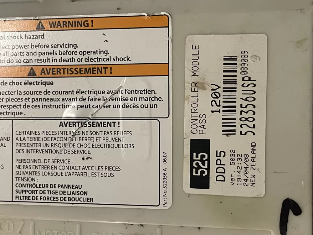 Fisher & Paykel 528356USP Dishwasher Control Board AZ27173 | KM63