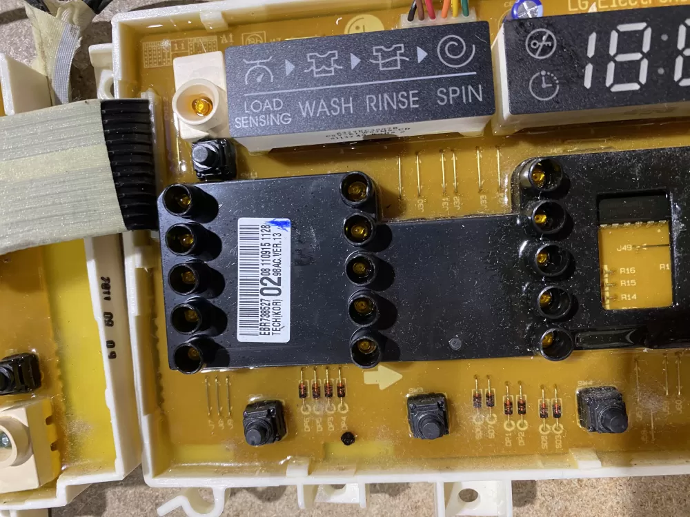 LG EBR73852702 EBR73852701 Washer Control Board AZ65788 | BKV584