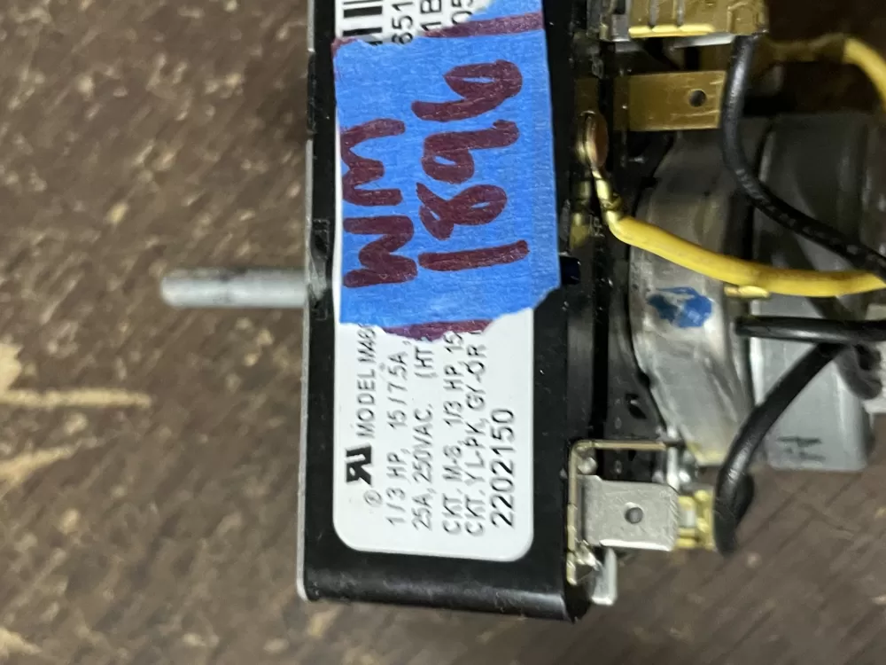 Whirlpool Maytag Magic Chef Admiral 2202150 Dryer Timer AZ53625 | Wm1896