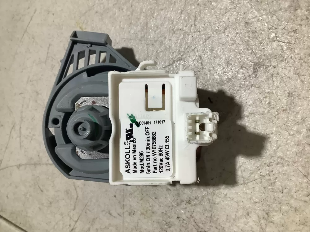 Kitchen Aid W10724438 W10758882 W10914557 Dishwasher Kitchen Aid Drain Pump