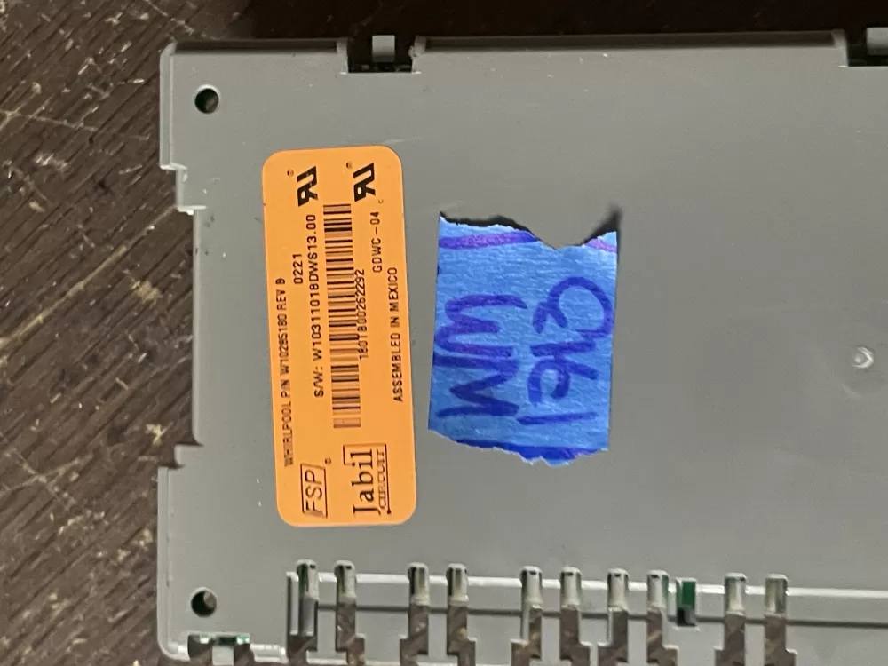 Whirlpool Maytag W10130967 Dishwasher Control Board AZ41112 | Wm1713