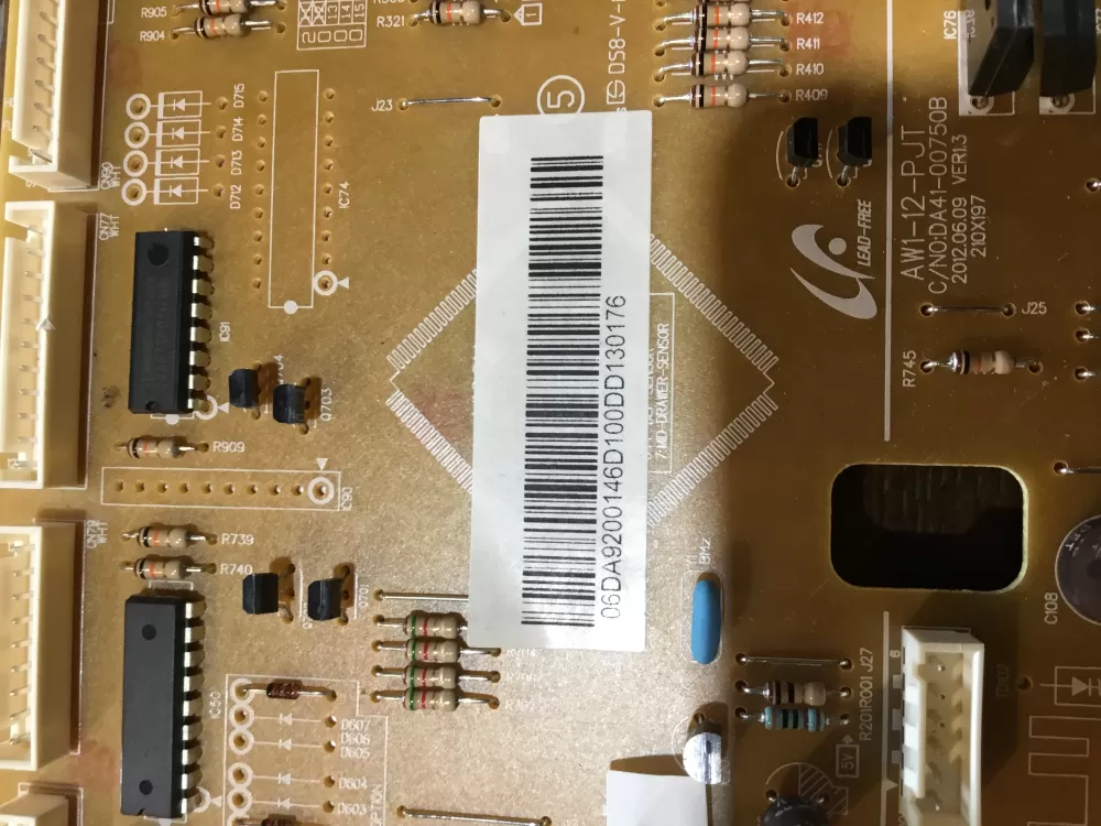 Samsung DA92 00146D DA9200146D Refrigerator Control Board AZ49480 | NR1806