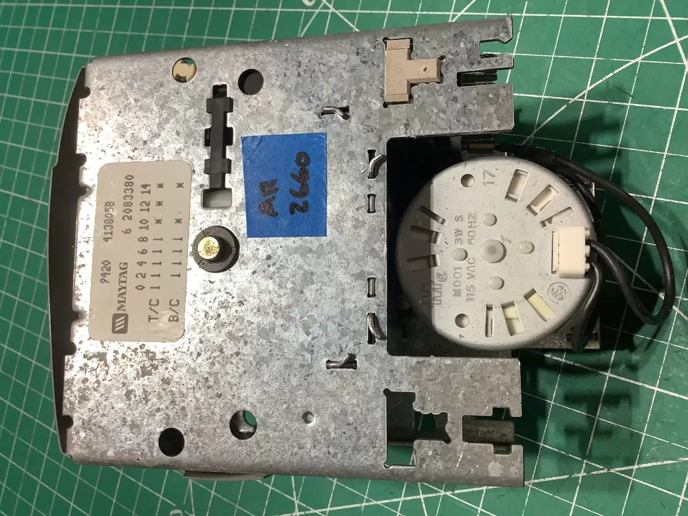 Maytag 62083380 6 2083380 2083380 WP22001026 Washer Timer AZ187041 | AR2660
