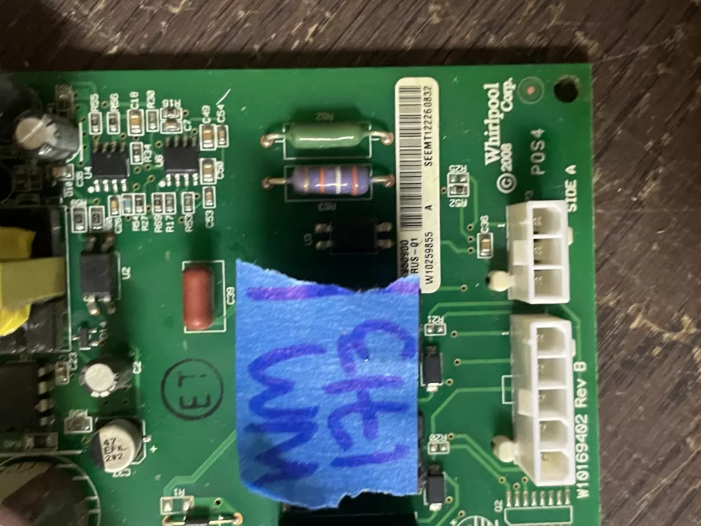Whirlpool Maytag W10259855 W10156840 Refrigerator Control Board AZ41142 | Wm1712