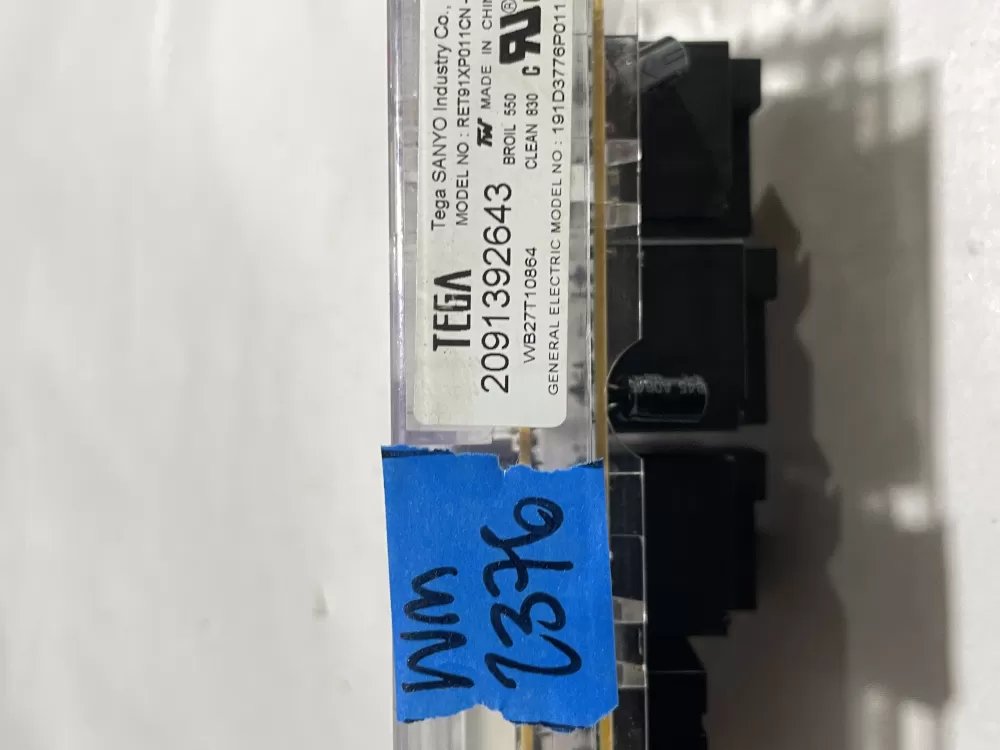 GE 191D3776P011 WB27T10864 WB27X45466 Range Control Board AZ138188 | Wm2376