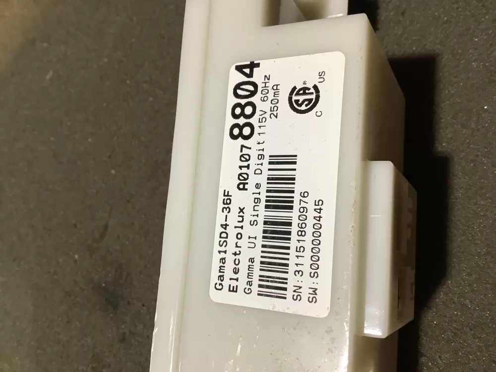 Frigidaire A01078804 242207704 Refrigerator UI Control Board AZ123843 | NR2256