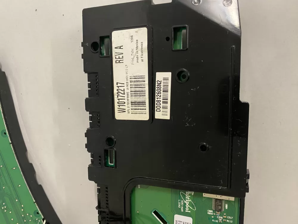 WHIRLPOOL DRYER CONTROL PANEL PART # W10153650 W10294709 AZ204513 | BKV906