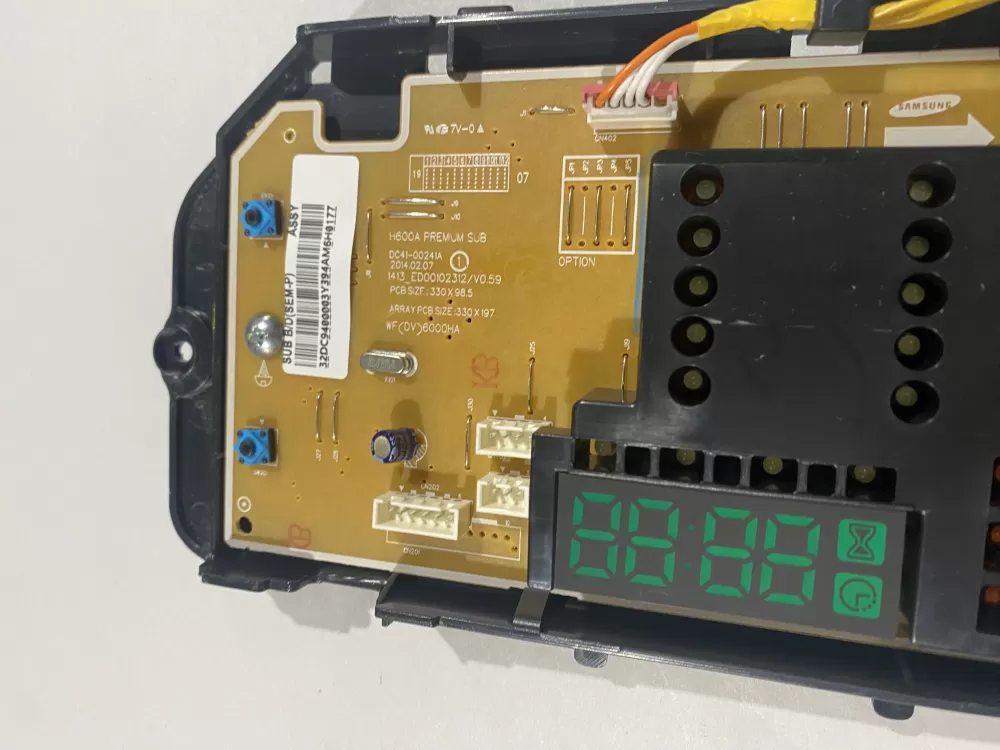 Samsung DC94 00003Y Dryer Interface Control User Board AZ185077 | BK1062