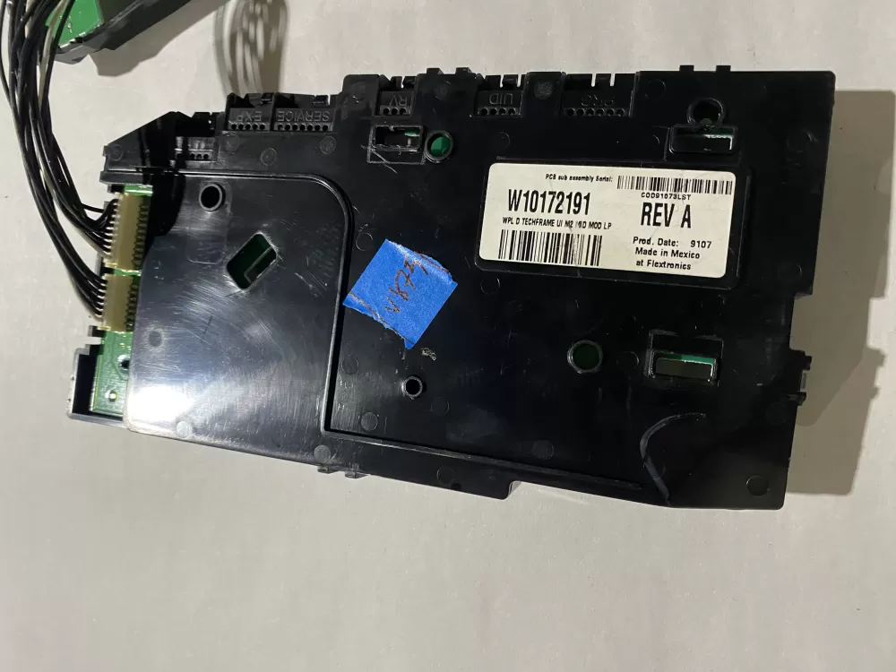 Whirlpool W10172191 W10031410 Dryer Control Board AZ190879 | BKV875