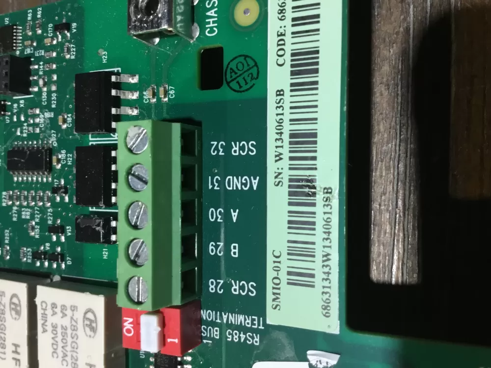 Used ABB ACH550 SMIO-01C Rev. W Control Board Used AZ53058 | NR1863