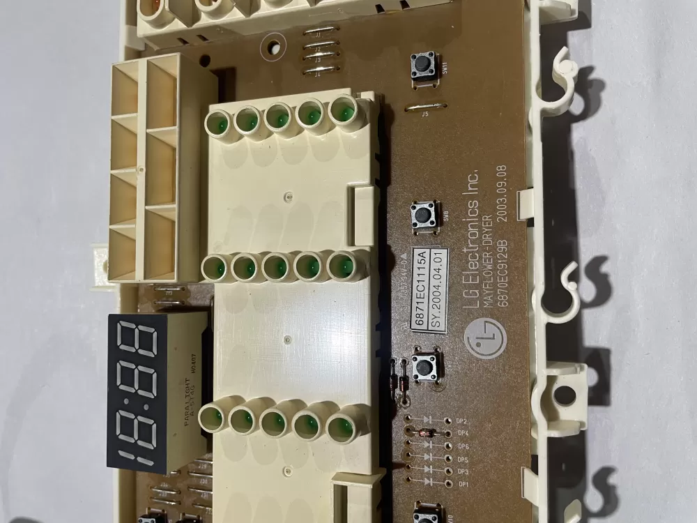 LG 6870EC9129B 6871EC1115A Dryer Control Board AZ187037 | KMV201