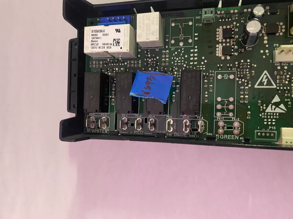 Whirlpool W10340304 Range Control Board AZ197231 | BKV893