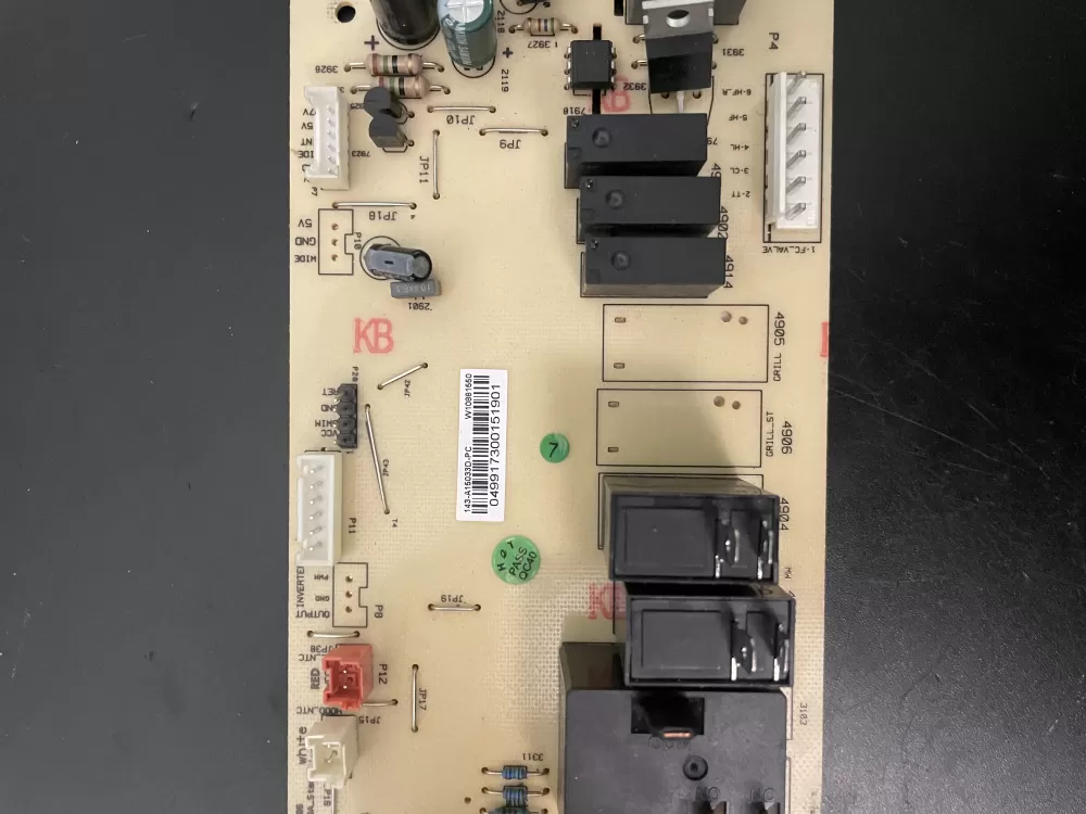 Whirlpool W10832889 W10881550 Microwave Control Board AZ96408 | KM1971