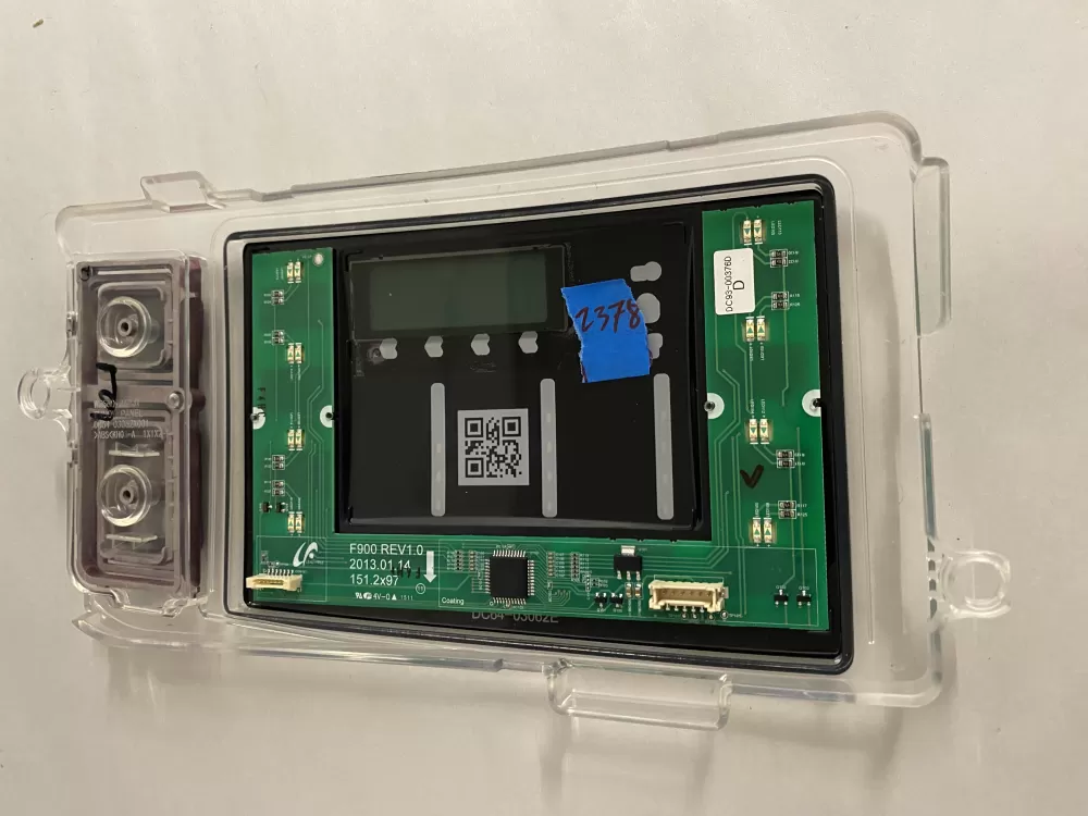 Samsung DC92-01607J DC94-06643A Dryer UI Control Board AZ208705 | BK2378
