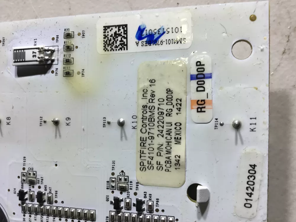 Frigidaire Refrigerator Dispenser Control Board P# B14 AZ46322 | NR273